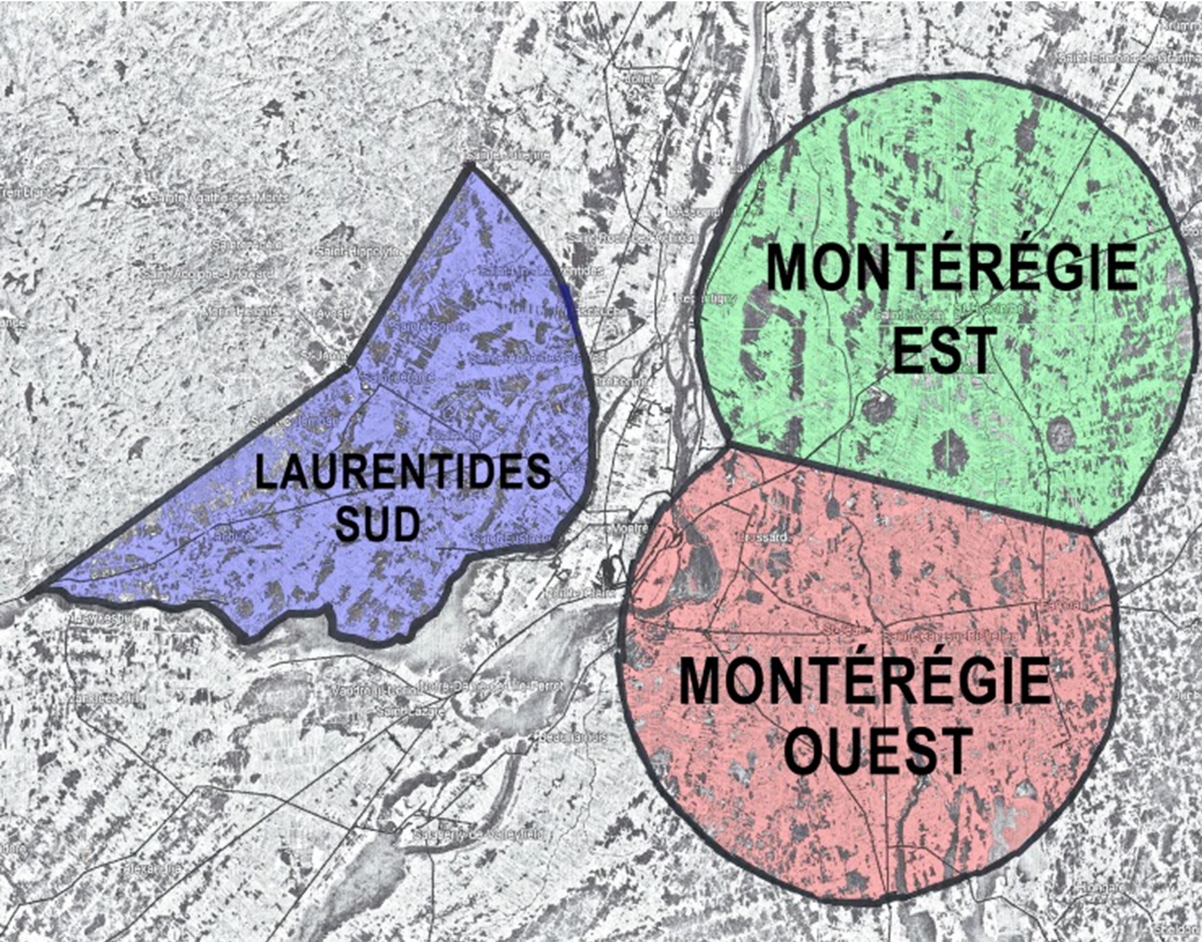 Territoires Québec missions de vols